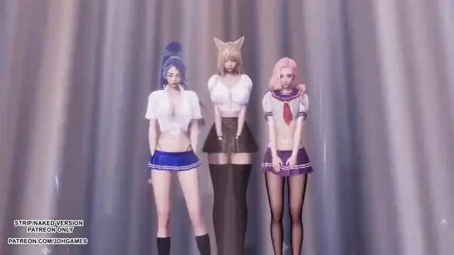 极品Kpop舞娘制服诱惑！电竞排位输掉后惨遭队友狂暴内射