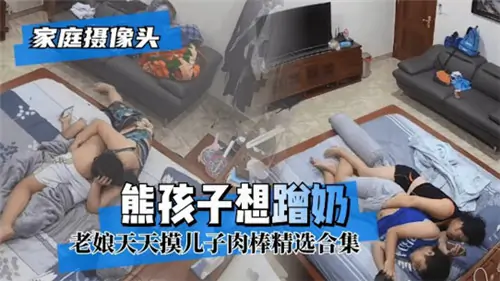 家庭摄像头:人妻巨乳被小狼狗偷拍狂吸内射