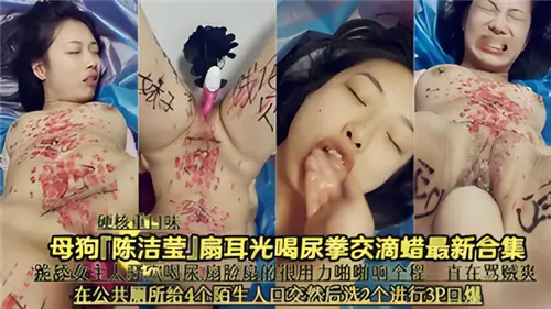 陈洁莹母狗调教:扇耳光喝尿拳交滴蜡极限合集