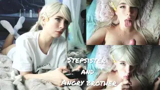 继妹用她的身体支付了一个破碎的游戏手柄❤ -莫莉红狼